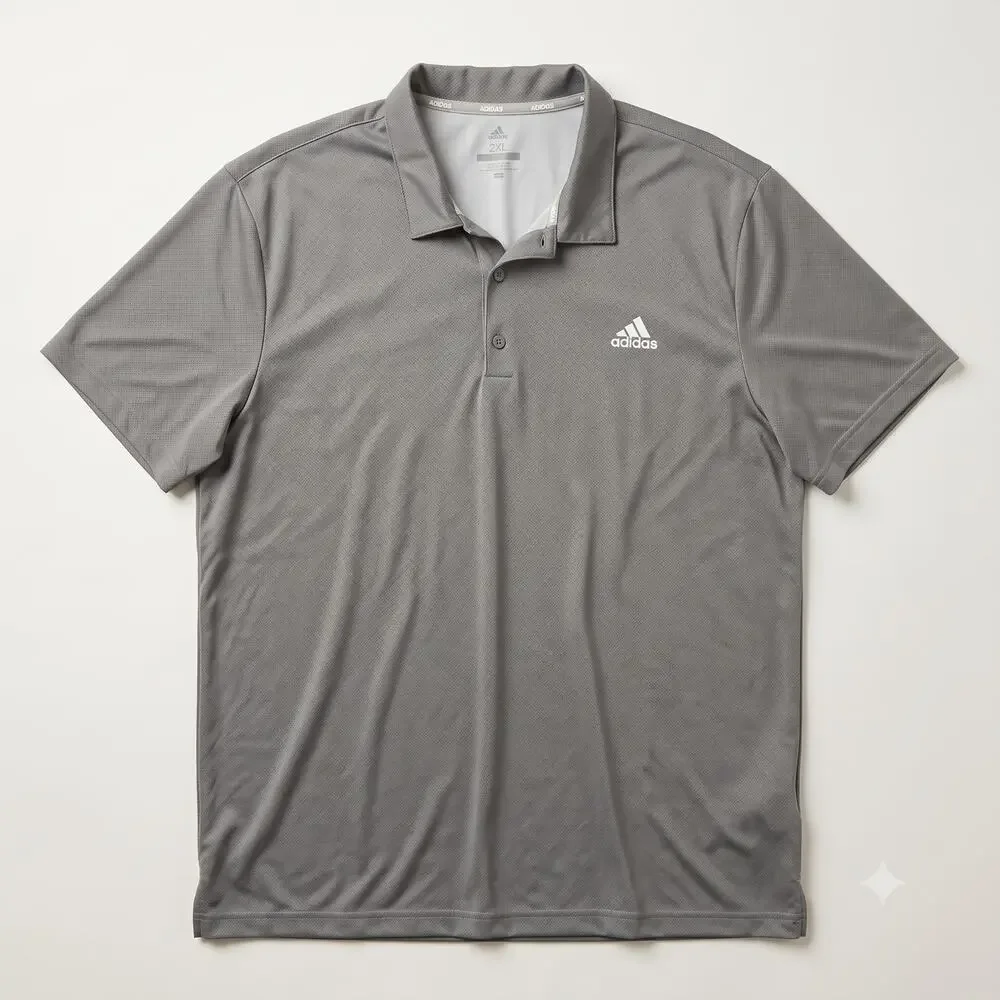 Adidas Mens 2XL Golf Dadcore Sportswear Minimalist Performance Polo Shirt Top